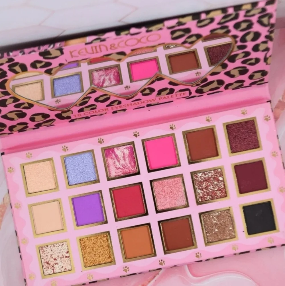 Eyes-Kevin&Coco Wild Side 18 Color Eyeshadow Palette New Sealed